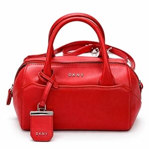 DKNY Red Mini Satchel Crossbody Bag NWOT – Leather – Silver Hardware